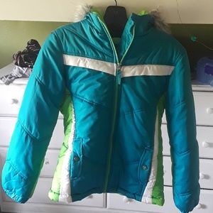 Blue green Eskimo jacket